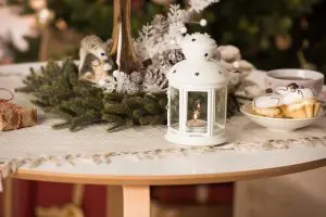 Practice fire safety for the holidays by never leaving burning candles unattended.