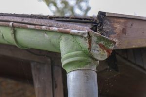signs of major household problems include rusty guttering