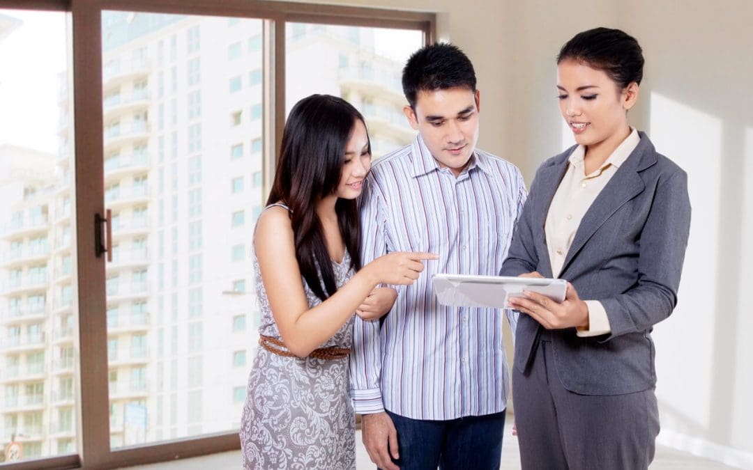 work with a real estate agent when buying your first house