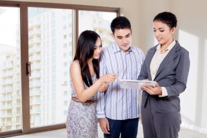 work with a real estate agent when buying your first house