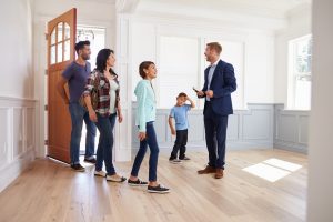 work with a real estate agent to buy a new home